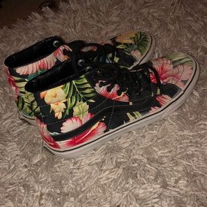 Tropical Flower Vans